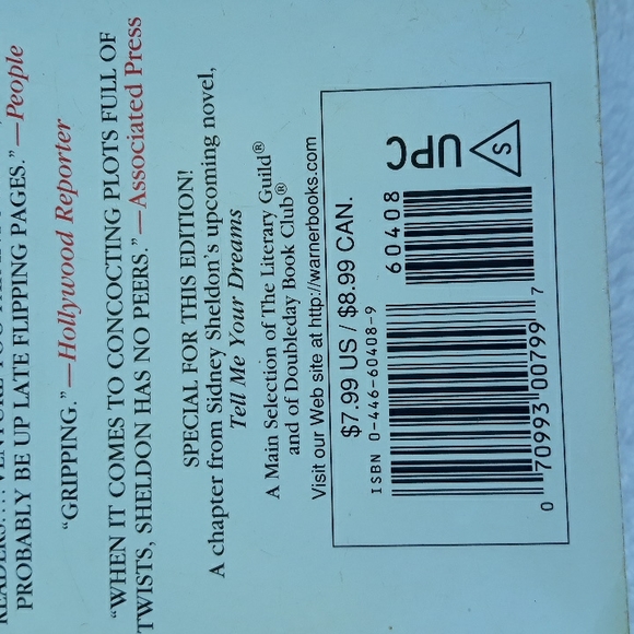 Vintage Sidney Sheldon paperback books, If Tomorrow Comes, The Best Laid Plans - Picture 4 of 9